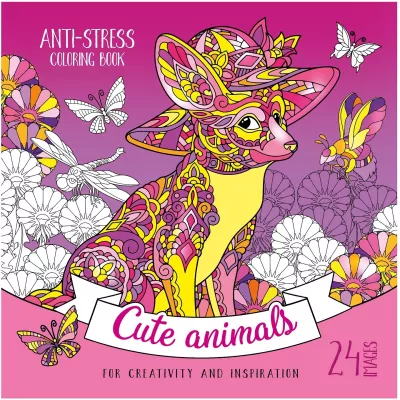 Kolorowanka antystresowa. Cute animals