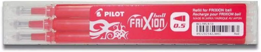 Wkład FriXion Ball 0,5 czerwony (3szt) PILOT - tantis.pl