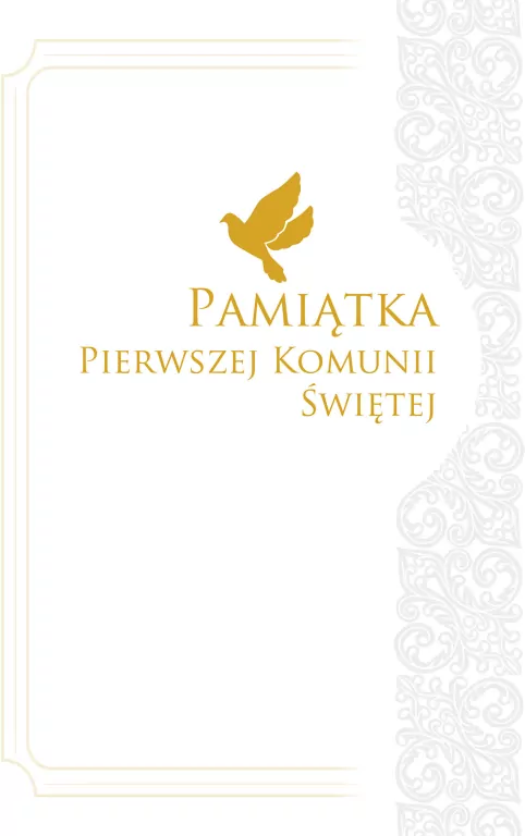 Pamiątka Pierwszej Komunii Świętej A4 - tantis.pl