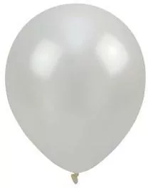 ARPEX. Balony metalizowane białe 30cm, 100 sztuk - tantis.pl