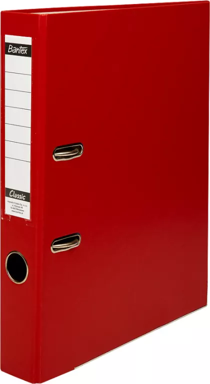 Segregator A4 5cm. Budget czerwony - tantis.pl