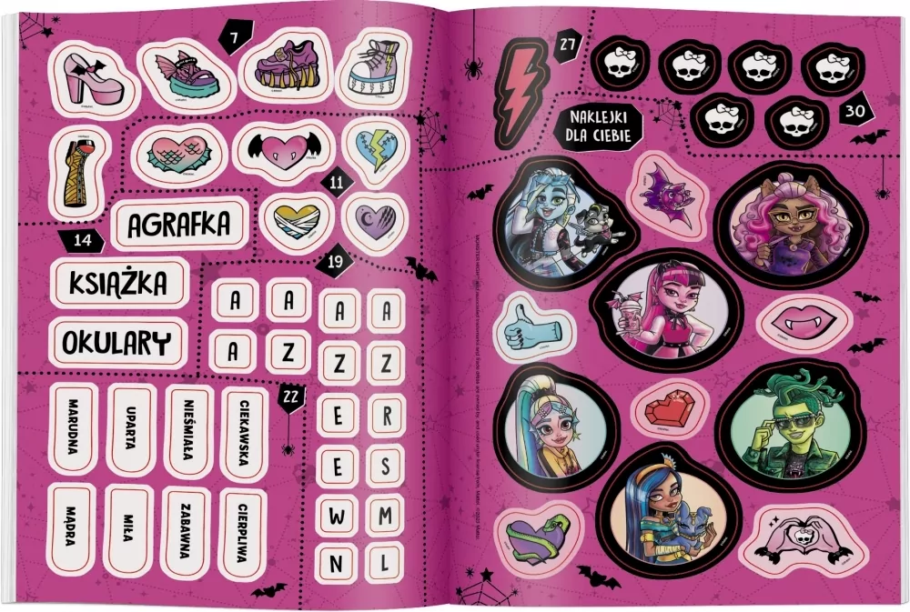 Kłyzownik Quizy i zagadki. Mattel monster high - tantis.pl
