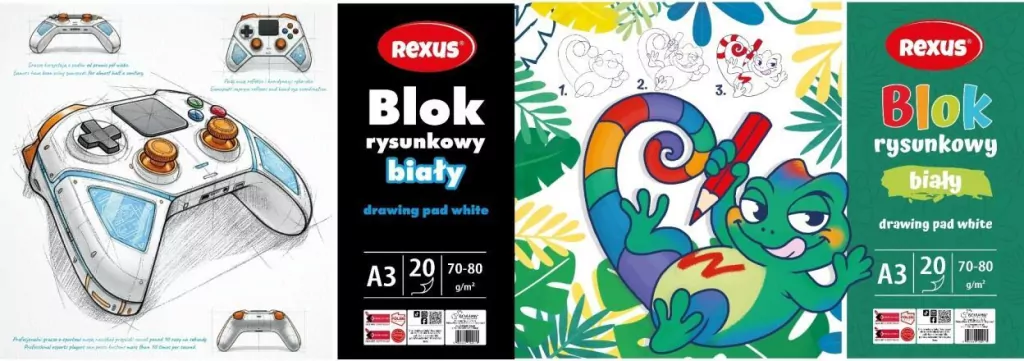 Blok rysunkowy A4/20K mix - tantis.pl