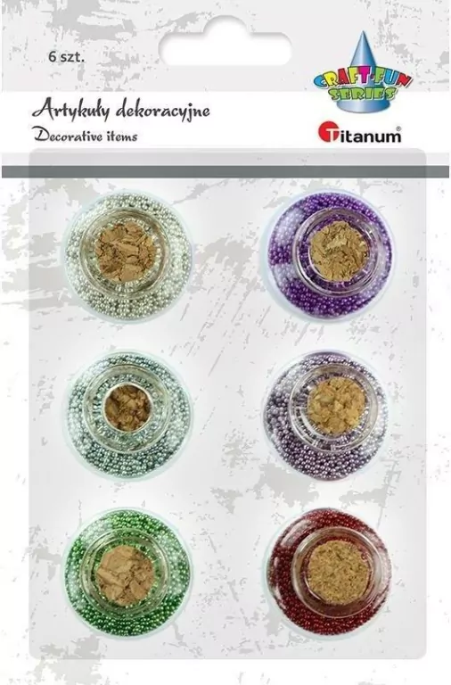 Kuleczki dekoracyjne mix 6szt - tantis.pl
