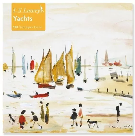 Puzzle 500 Jachty L.S. Lowry - tantis.pl