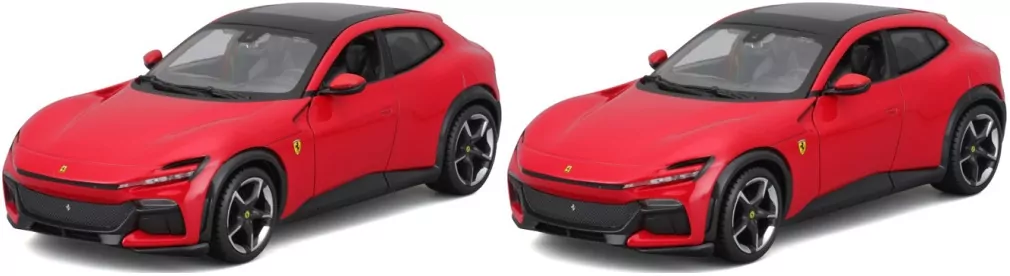 Multipak: BBurago. Ferrari Purosangue Red 1:24  x2 - tantis.pl