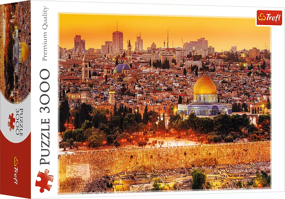 Puzzle 3000. Dachy Jerozolimy. 33032 - tantis.pl