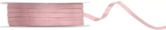 Tasiemka satynowa jasny brudny róż 3mm/50m