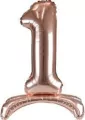 Balon foliowy stojący, różowe złoto 1.90cm - tantis.pl