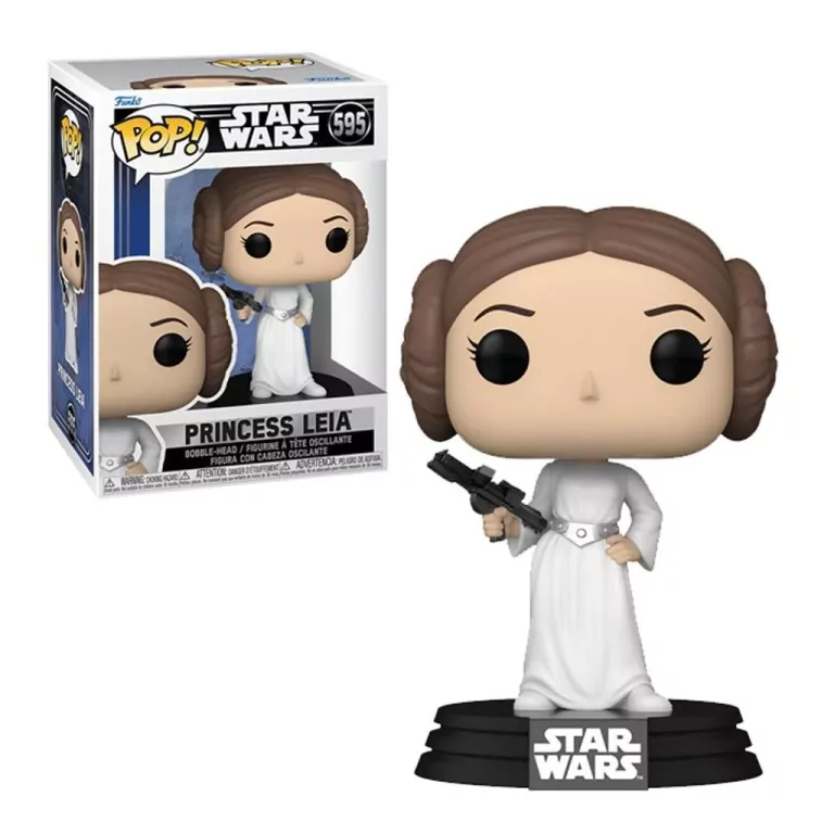 Funko POP! Star Wars, figurka kolekcjonerska, Princess Leia, 595 - tantis.pl