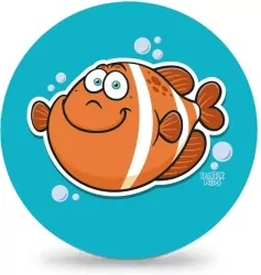 Piłka PVC Sportox Kids 230mm - Rybka