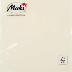 SERWETKA PAP 3W 250X250 ECRU PM OP