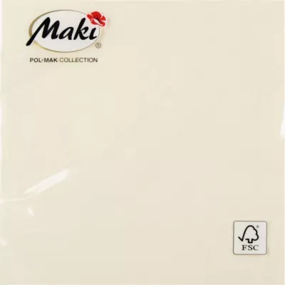 SERWETKA PAP 3W 250X250 ECRU PM OP