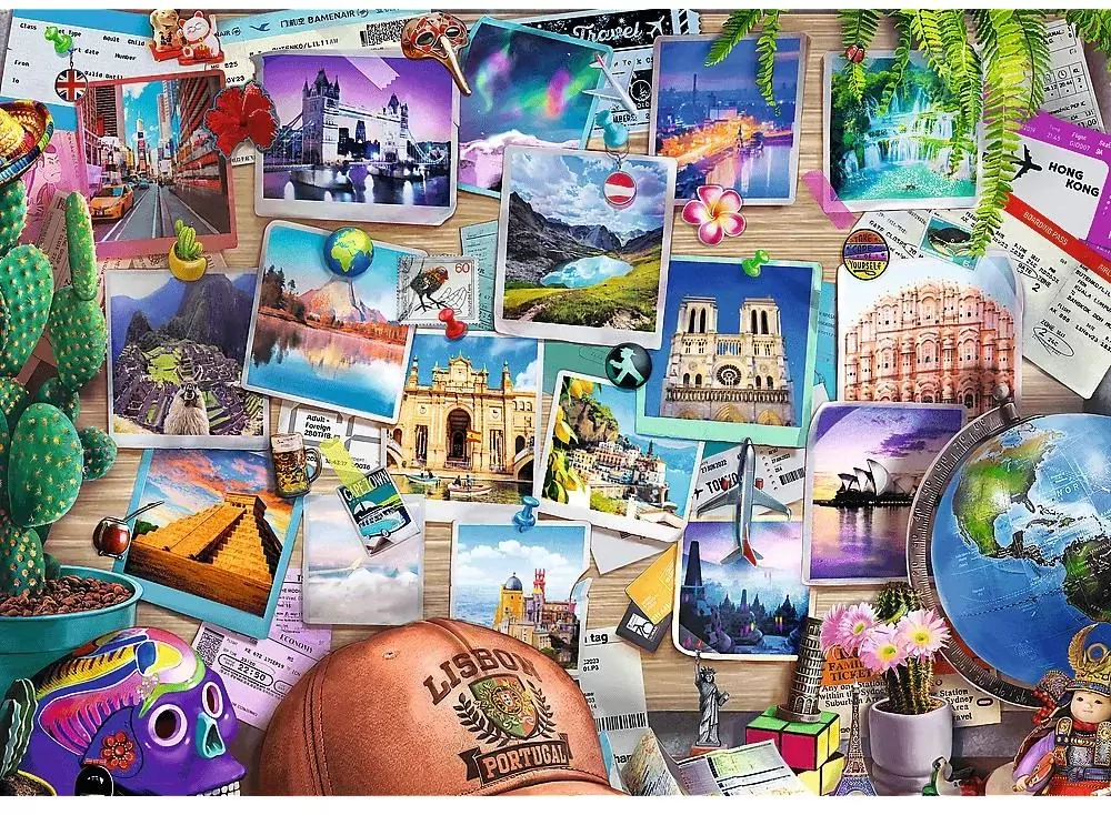 Puzzle 500 Tea Time: Wspomnienia z podróży TREFL - tantis.pl