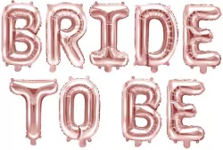 Balon foliowy Bride to be różowe złoto 340x35cm