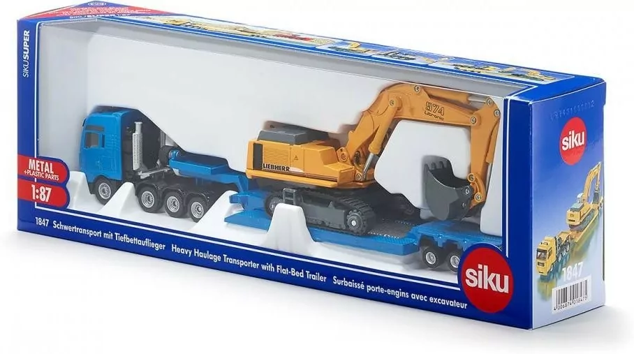 Ciężarówka + koparka. Siku Super - tantis.pl