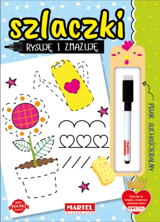 Rysuję i zmazuję. Szlaczki - tantis.pl