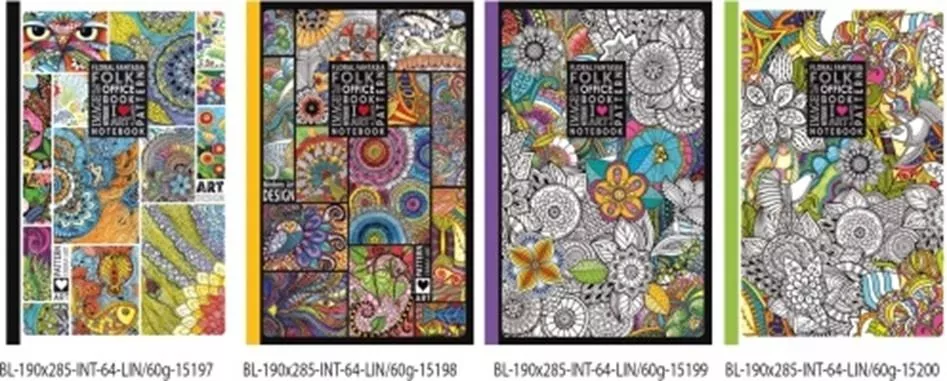 Notatnik ozdobny 190x285/64K linia FRESH - tantis.pl