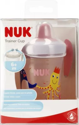 NUK. Trainer Cup. Kubek niekapek. 230ml. 6 miesięcy. Pingwin i ośmiornica