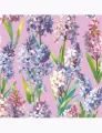 Serwetki DAISY Lunch SD 330x330 Kwiaty fioletowo-różowe 010201 - tantis.pl