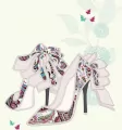 Karnet Swarovski kwadrat: Urodziny szpilki - tantis.pl