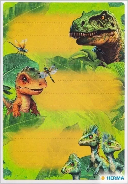 Naklejki szkolne - Dinozaury 9szt - tantis.pl