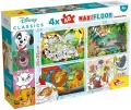 Disney. Puzzle 4x48 dwustronne Maxi - tantis.pl