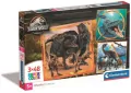 Clementoni. Puzzle 3x48. Super Kolor. Jurassic World - tantis.pl