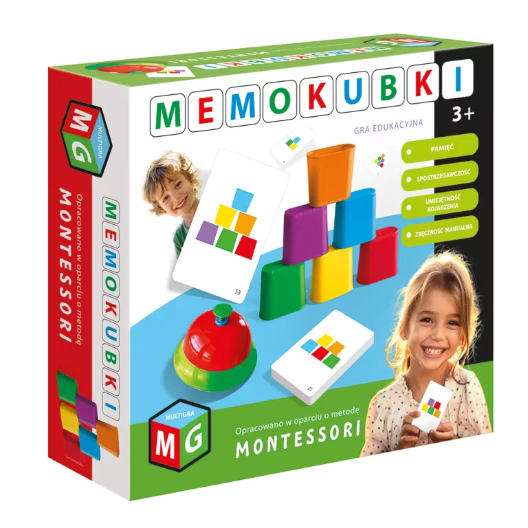 Memokubki. Zabawka edukacyjna Montesori - tantis.pl