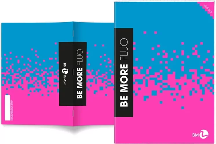 Zeszyt A4/96k linia Be More Fluo - tantis.pl