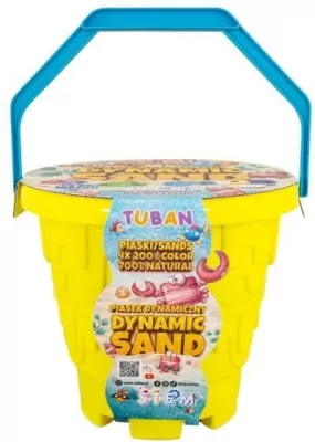 Piasek dynamiczny. Zestaw z wiaderkiem