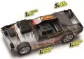 Hot Wheels. Dodge zestaw kreatywny światło/dźwięk - tantis.pl