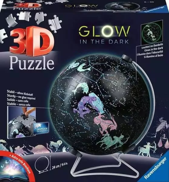 Ravensburger. Puzzle 3D. Globus konstelacje - tantis.pl