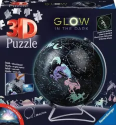 Ravensburger. Puzzle 3D. Globus konstelacje