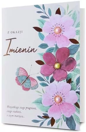 Karnet Imieniny - tantis.pl