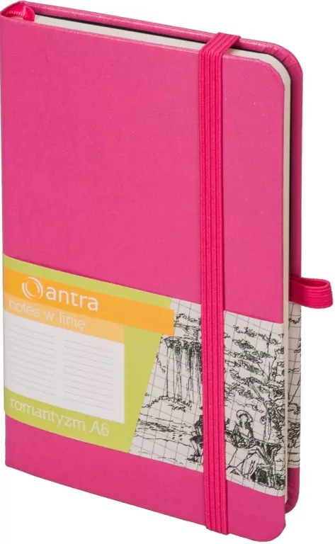 Notes A6 Linia Romantyzm Malinowy ANTRA - tantis.pl