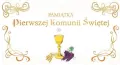 Pamiątka Pierwszej Komunii Świętej - tantis.pl
