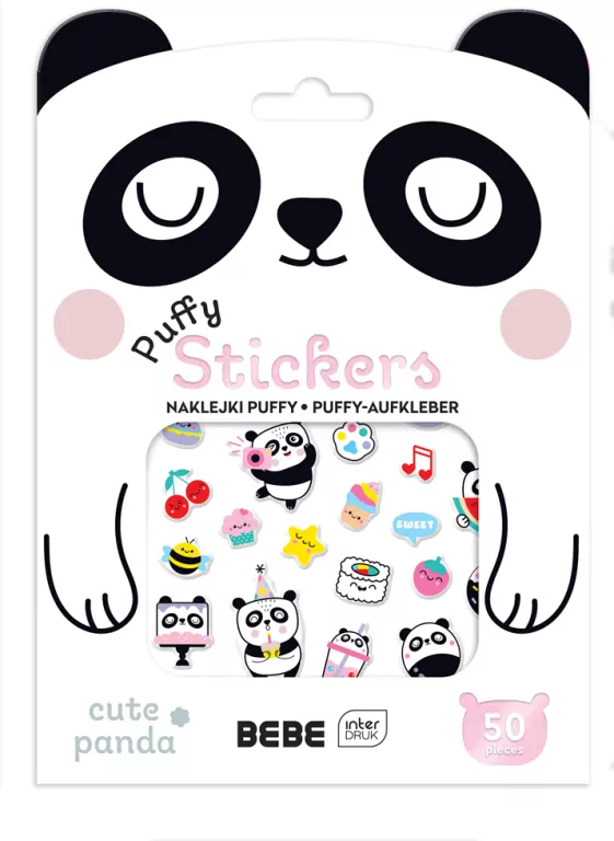 Naklejki puffy Bebe Friends 50szt - tantis.pl