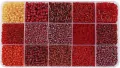 Koraliki DIY odcienie czerwone - tantis.pl