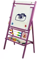 Tablica obrotowa z 2 -rzędowym liczydłem fioletowa