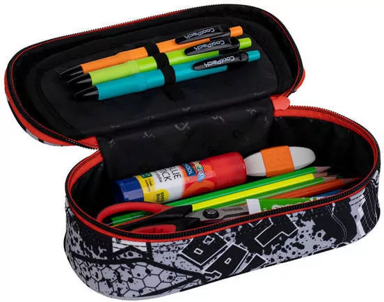Coolpack. Piórnik owalny campus, grey ball - tantis.pl