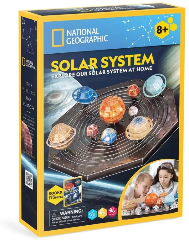 Puzzle 3D. National Geographic. Układ Słoneczny - tantis.pl