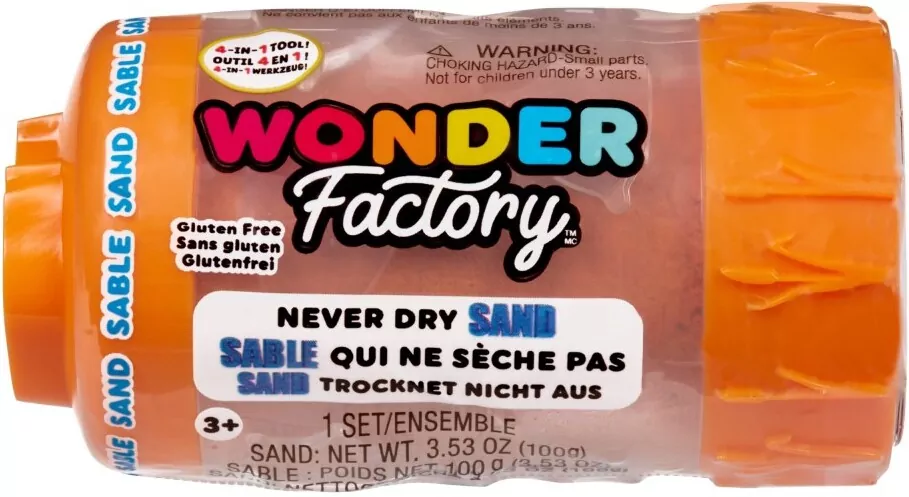 Wonder Factory Never Dry Sand Singles - Orange - tantis.pl