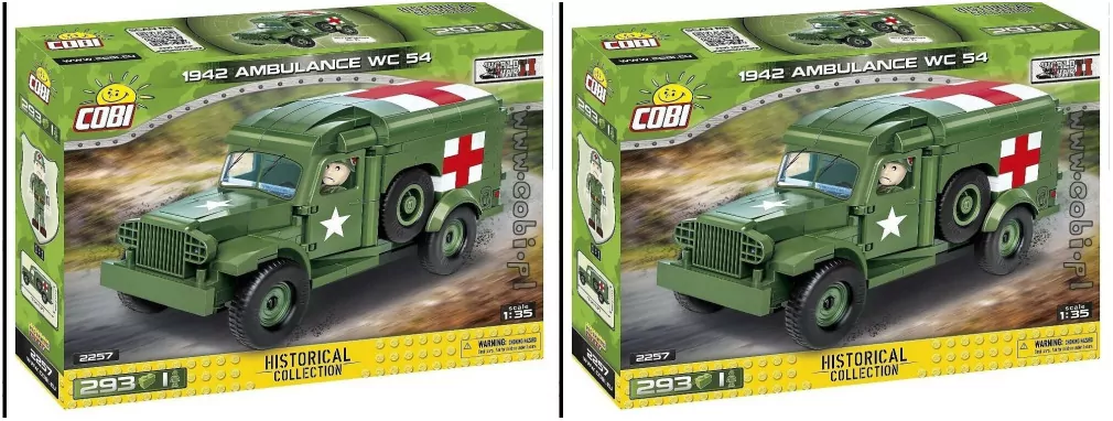 Multipak: HC WWII Ambulance WC 54 x2 - tantis.pl
