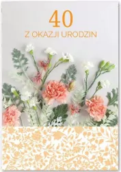 Kartka okolicznościowa Urodziny 40