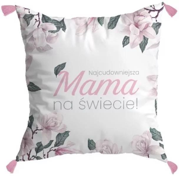 Pink Poduszka z chwostami dla Mamy - tantis.pl