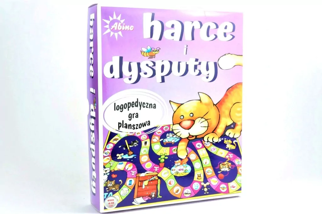 Abino. Harce i dysputy. Logopedyczna gra planszowa - tantis.pl