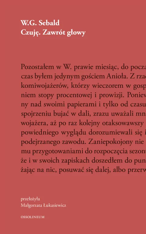 Czuję. Zawrót głowy - tantis.pl