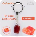 Brelok W dniu urodzin karneol - tantis.pl