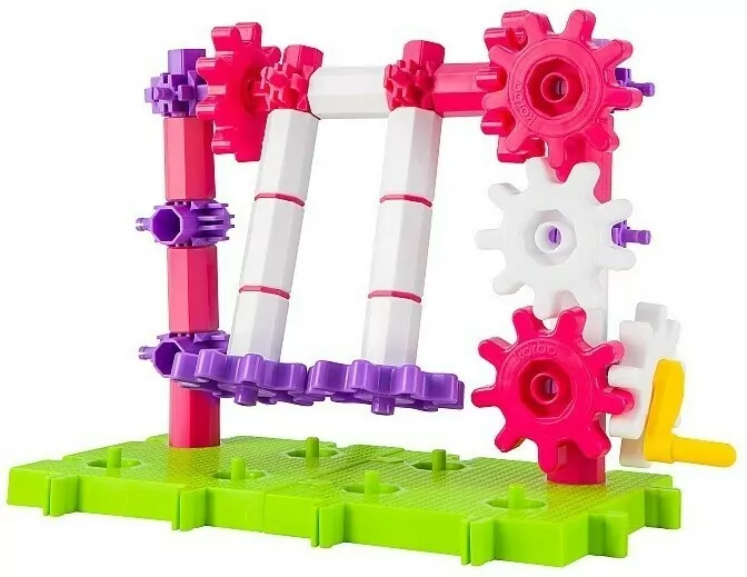 Klocki Korbo Pink 110 elementów - tantis.pl